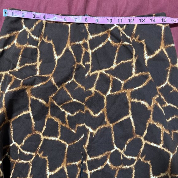 Dolce & Gabbana Animal Giraffe Print Skirt Vintage Size M, Italian 42, US6 - Picture 5 of 13